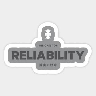 Digimon The Crest of Reliability Sticker